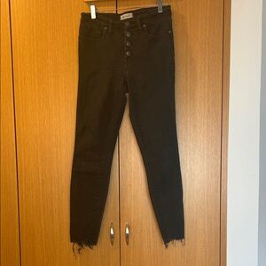 Women's Madewell Black High-Waisted Jeans